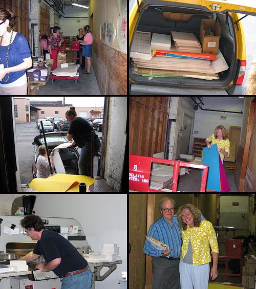 Letterpress paper donation