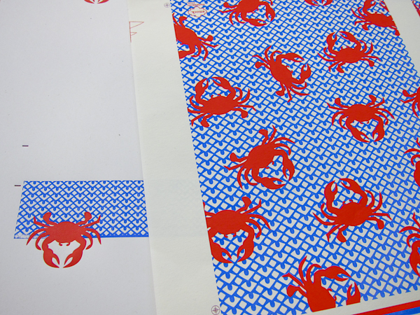 bold graphic envelope liners