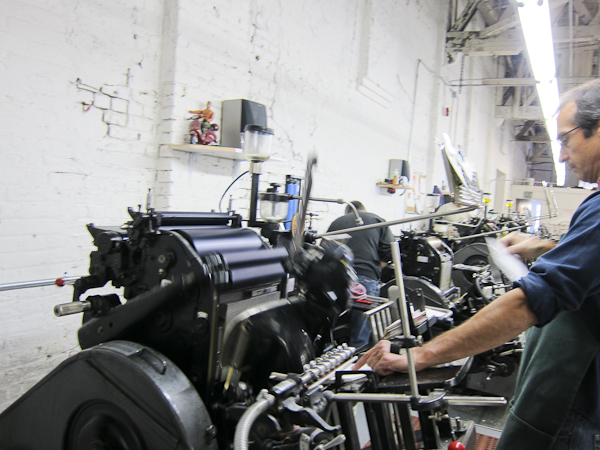 letterpress printers printing