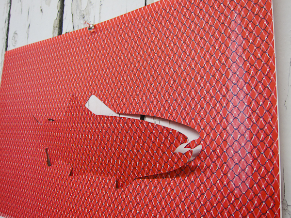 diecut fish letterpress print shop