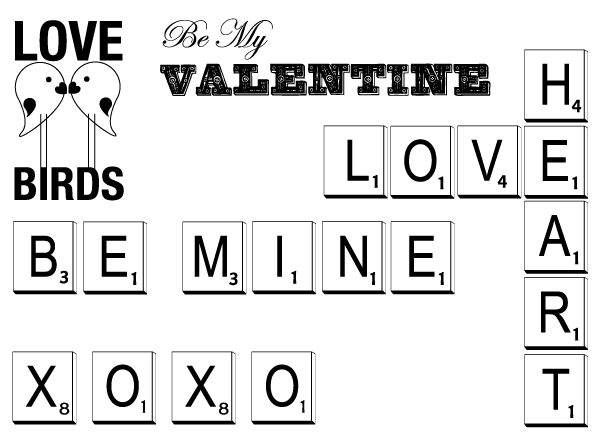 Free February vectors from Boxcar Press
