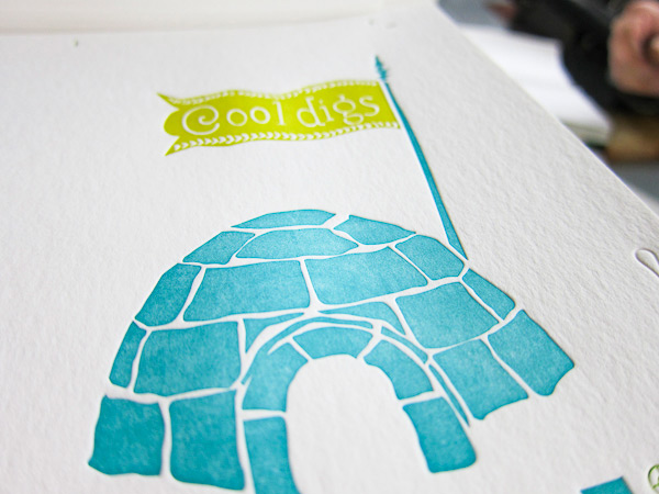 smock everyday letterpress igloo 