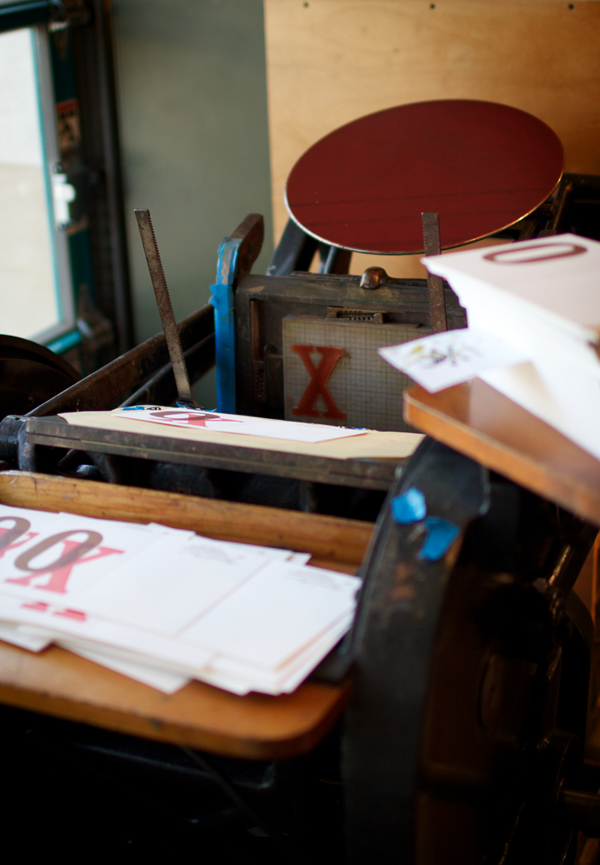 Sugarcube Press's print shop