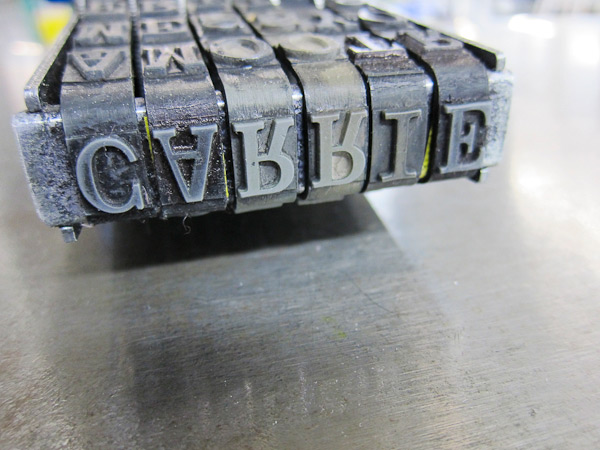 giant rubber stamp