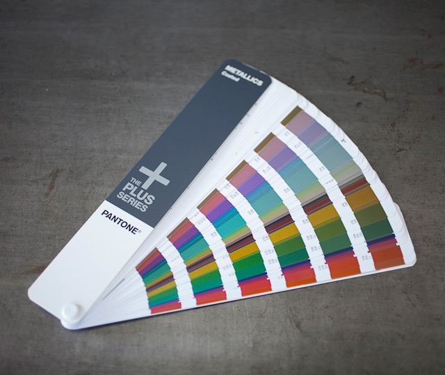 Letterpress Printing: Pantone Metalllic Color Guide