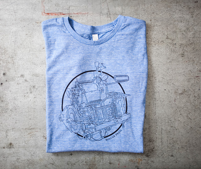 Letterpress T-shirt: Heidelberg Windmill