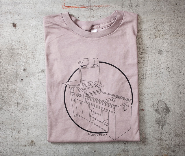 Letterpress T-shirt: Vandercook Printing Press
