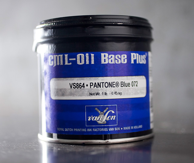 Pantone Blue 072 - oil base