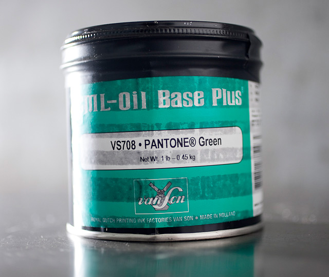 Pantone Green - oil base