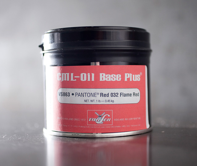 Pantone Flame Red (032) - oil base