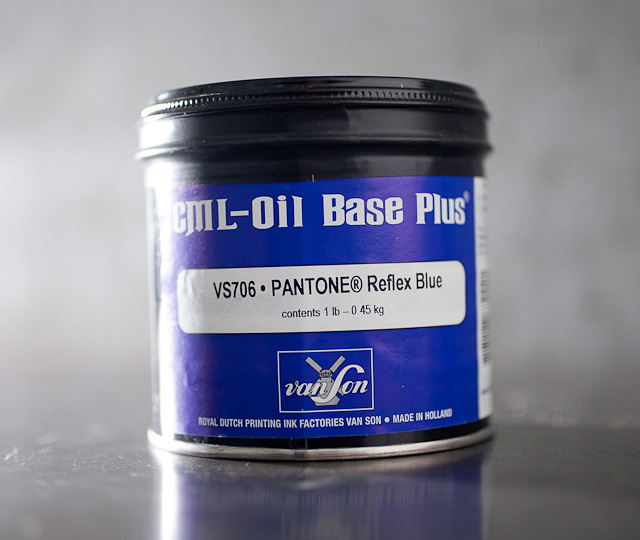 Pantone Reflex Blue - oil base