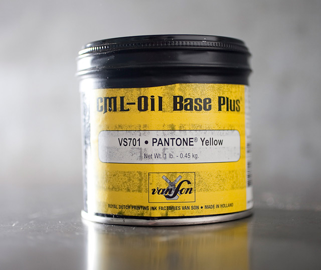 Pantone Yellow - oil base