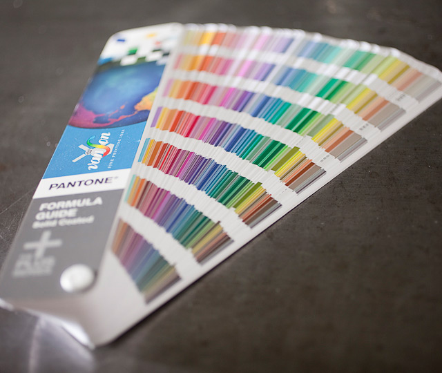 Letterpress Printing: Pantone Formula Guide