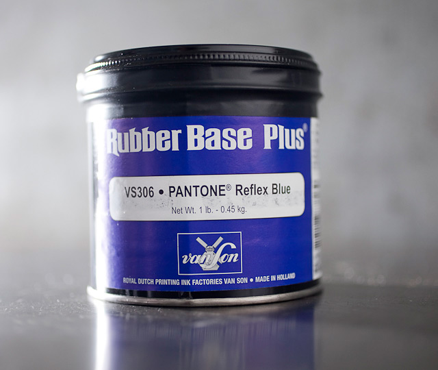 Pantone Reflex Blue - rubber base