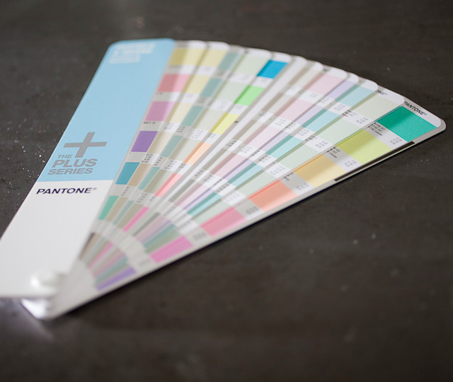 Letterpress Printing: Pantone Pastel Color Guide