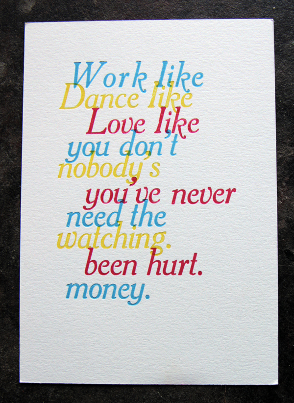 Boxcar talk with Jessica Peterson from The Southern Letterpress