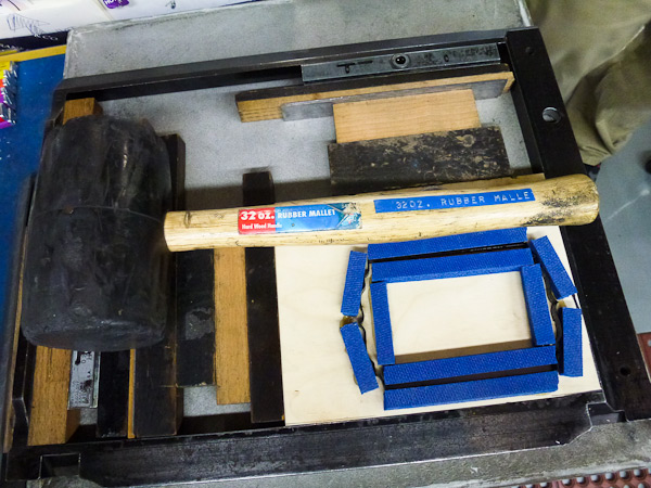 die cutting equipment at boxcar press