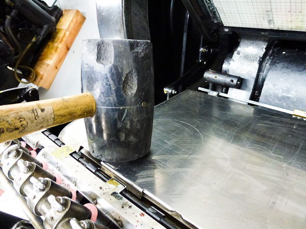 die cutting process at boxcar press