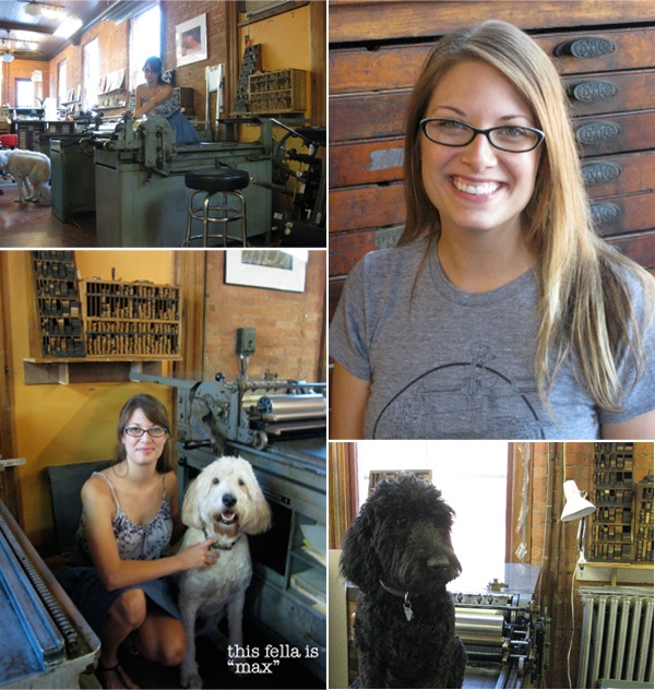Interview with letterpress printer Amy Rau of Green Girl Press Amy Rau of Green Girl Press - letterpress printer profile by Boxcar Press