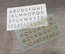 L Letterpress printing: Modern Alphabet