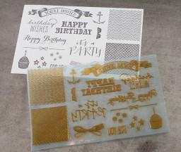 L Letterpress printing: Birthday Designs