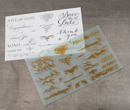 L Letterpress printing: Weddings Designs