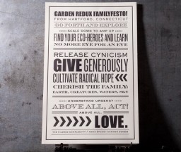 Letterpress Poster