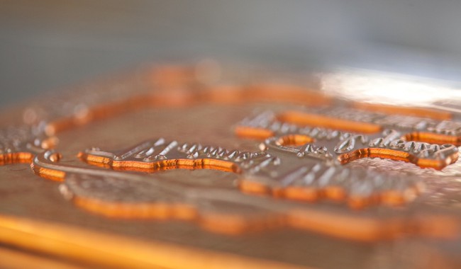 photo of Plate without air bubbles