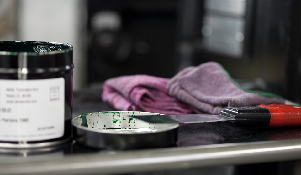 image of letterpress inks