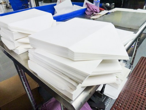 Eco friendly envelopes at Boxcar Press
