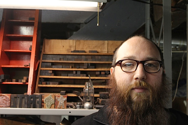 Fritz Swanson from Manchester Press shared his story on where his love of letterpress originated and how he went from hobby printing, to owning a shop and then back to hobby printing Boxcar Press spoke with a group of inspiring printers to find out how they made the transition from hobby to career when it comes to letterpress printing
