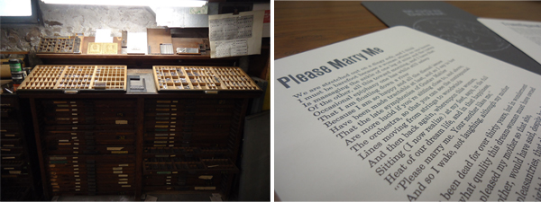 Letterpress samples by Fritz Swanson from Manchester Press Boxcar Press spoke with a group of inspiring printers to find out how they made the transition from hobby to career when it comes to letterpress printing