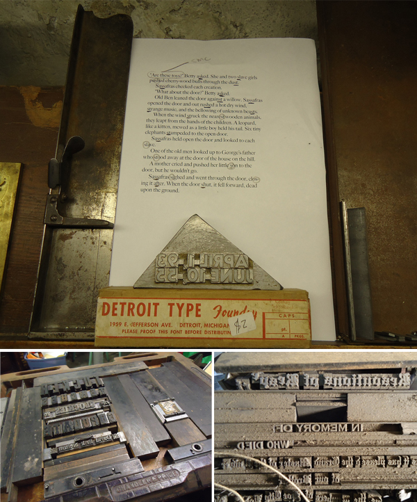 An example of letterpress work by Fritz Swanson of Manchester Press Boxcar Press spoke with a group of inspiring printers to find out how they made the transition from hobby to career when it comes to letterpress printing
