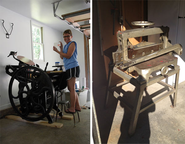 Taylor Medlin - Crosshatch Printing Co. Boxcar Press spoke with a group of inspiring printers to find out how they made the transition from hobby to career when it comes to letterpress printing