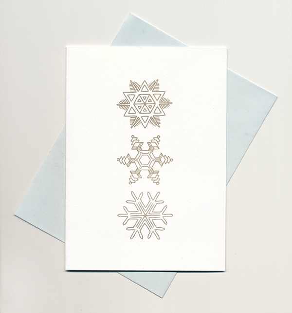 A letterpress holiday card by Two Crow Press Two Crow Press is a letterpress print shop based in Kansas