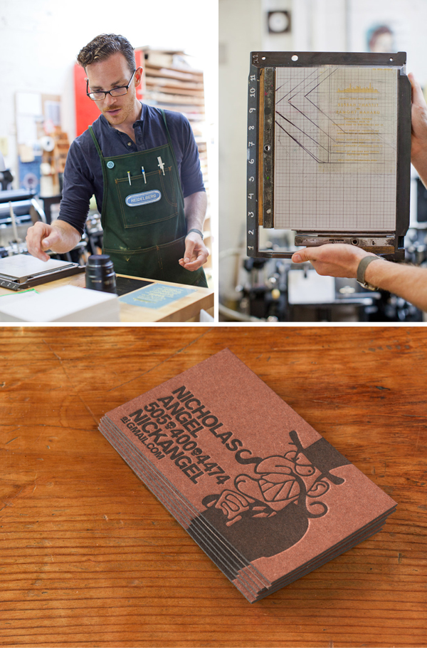 James Tucker from The Aesthetic Union The Aesthetic Union is a letterpress print shop in San Francisco, California