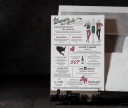 Custom letterpress Christmas cards designed and letterpress printed by Boxcar Press