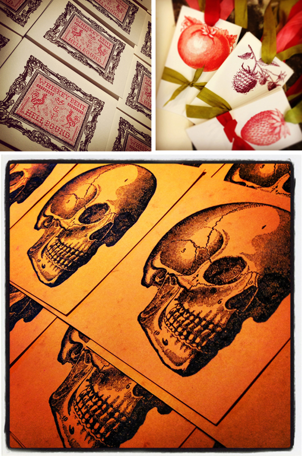 Vintage letterpress printed goodies by Appalachia Press